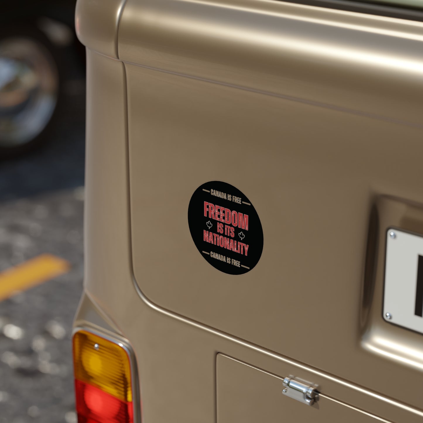 Canada Freedom Outdoor Sticker - Durable Vinyl