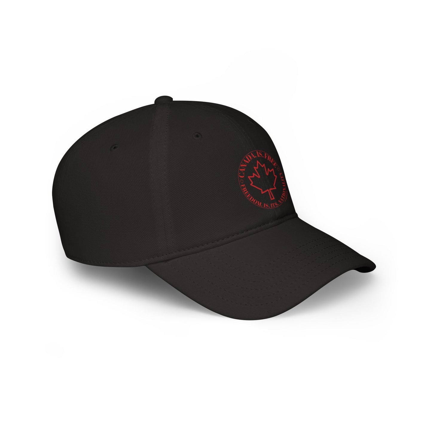 Canada is Free. Canada Freedom Low Profile Baseball Cap