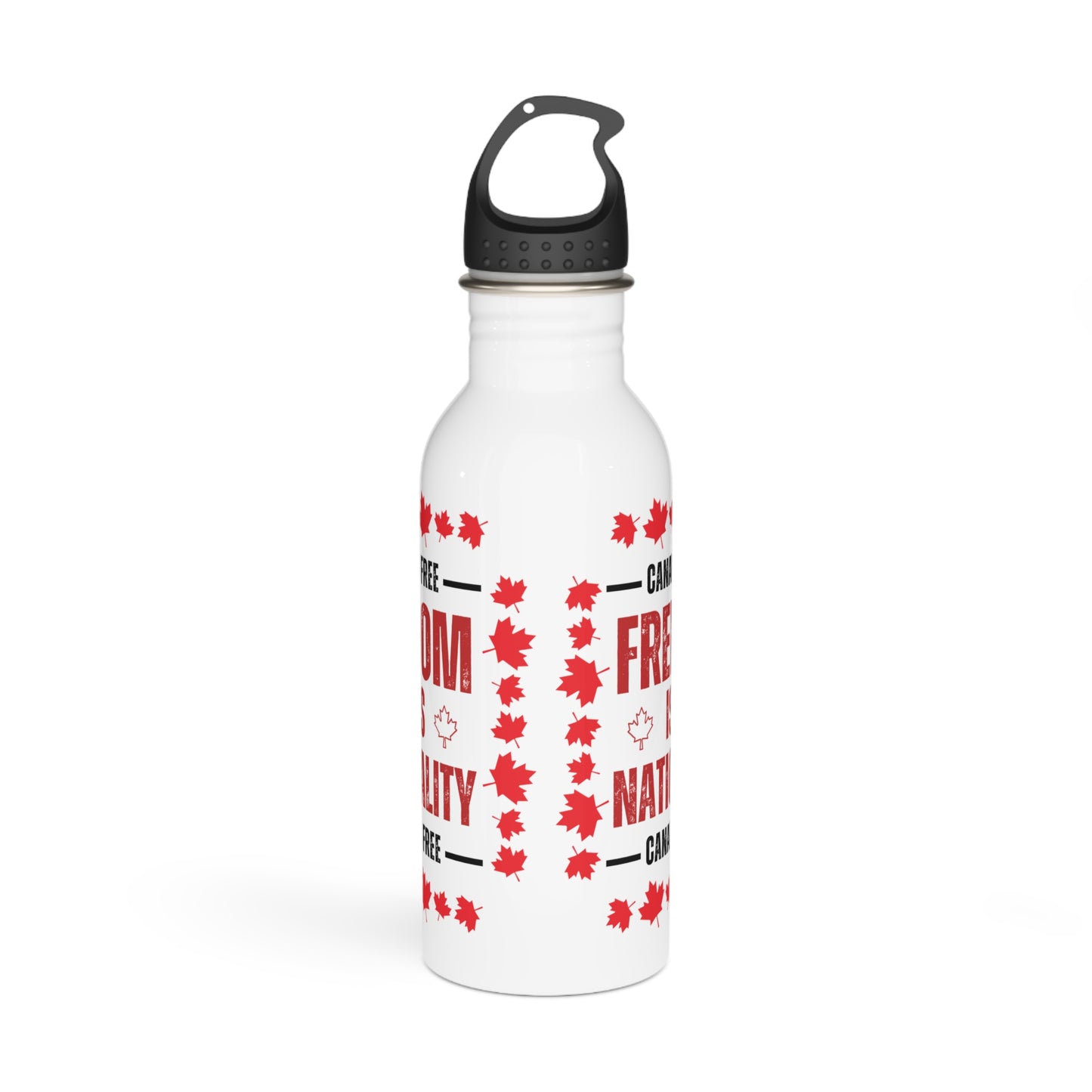 Canada is Free Stainless Steel Water Bottle - Freedom Theme