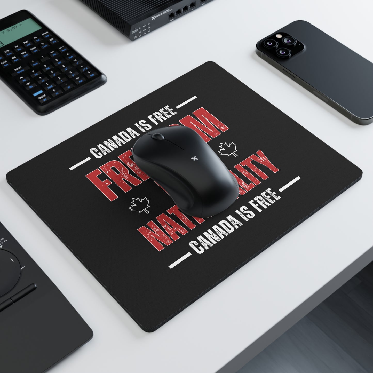 Canada Freedom Themed Rectangular Mouse Pad - Celebrate National Identity