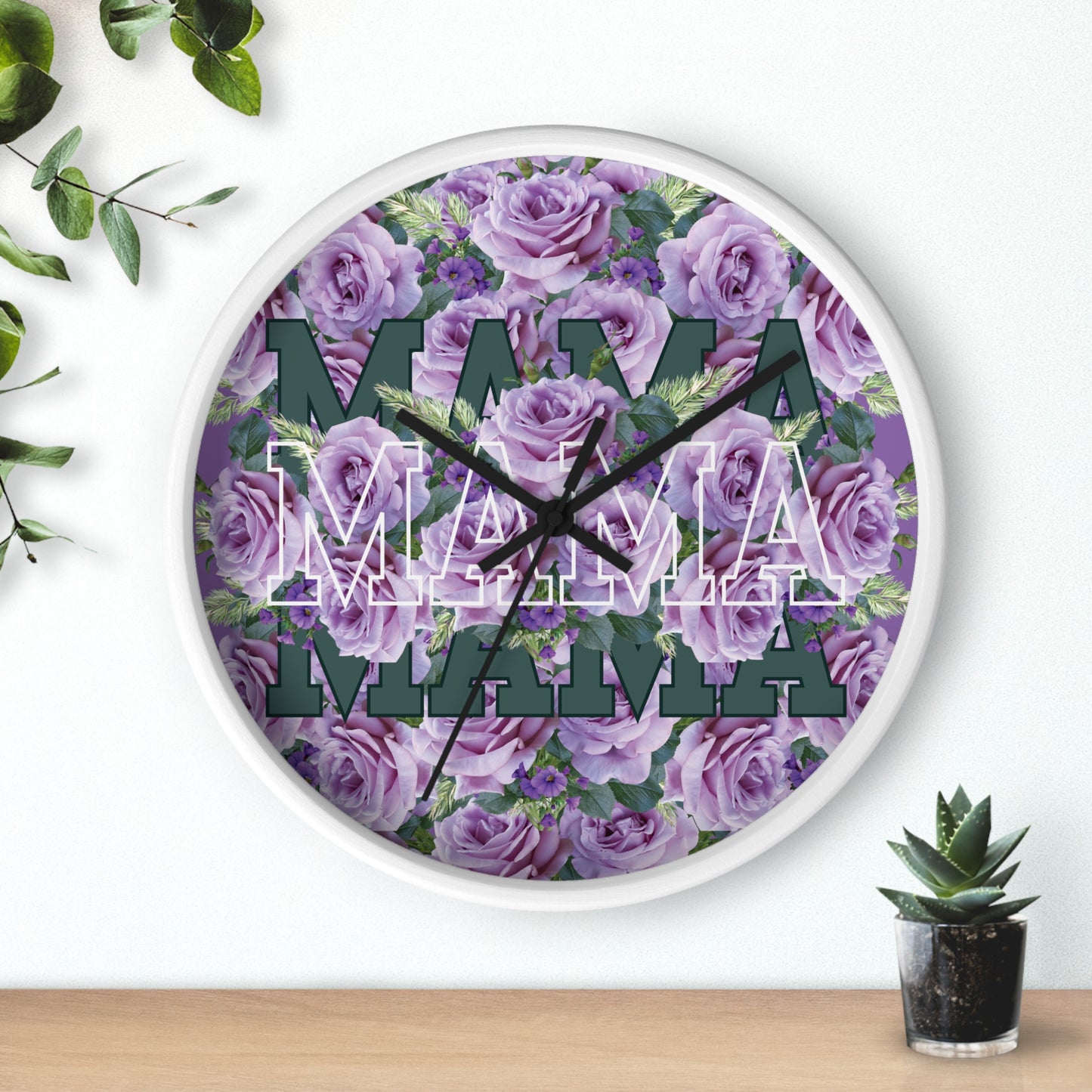 Mother's Day or any day Wall Clock