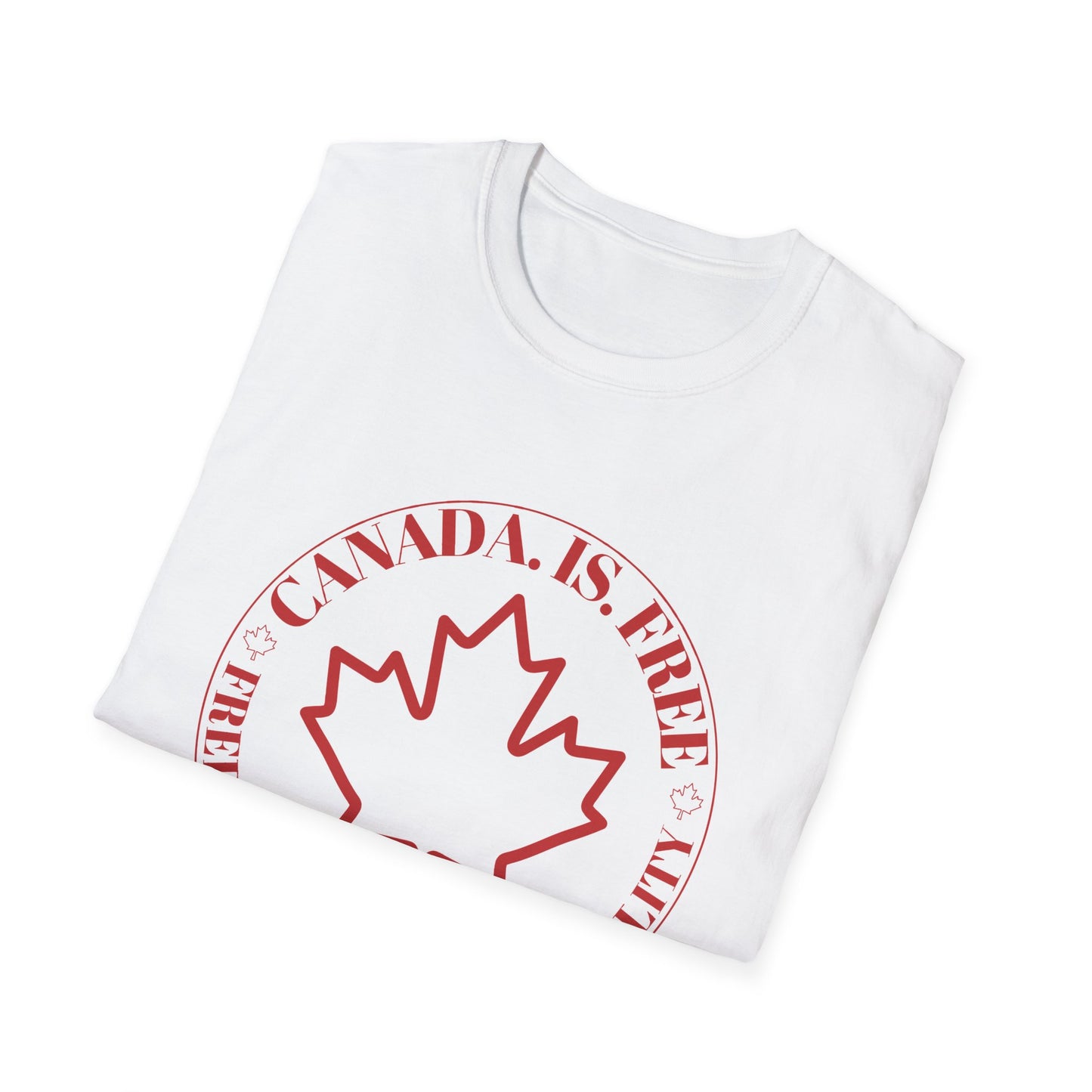 Freedom Is Its Nationality Unisex Softstyle T-Shirt - Canada Pride Tee