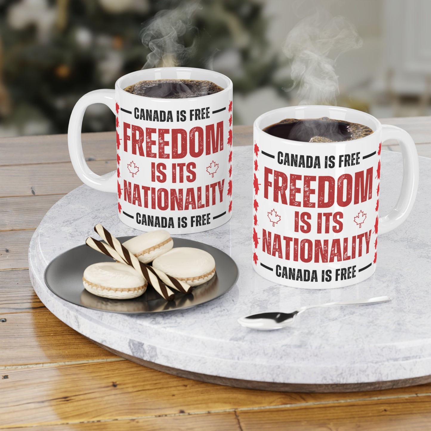 Canada Freedom Ceramic Mug - Embrace Your Nationality (11oz, 15oz, 20oz)