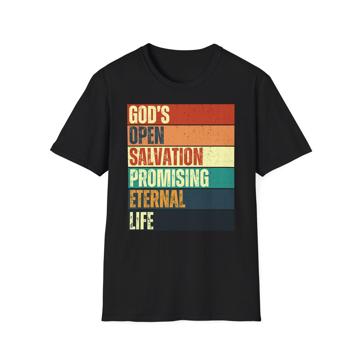 G.O.S.P.E.L. God's Open Salvation Promising Eternal Life Crewneck T-shirt