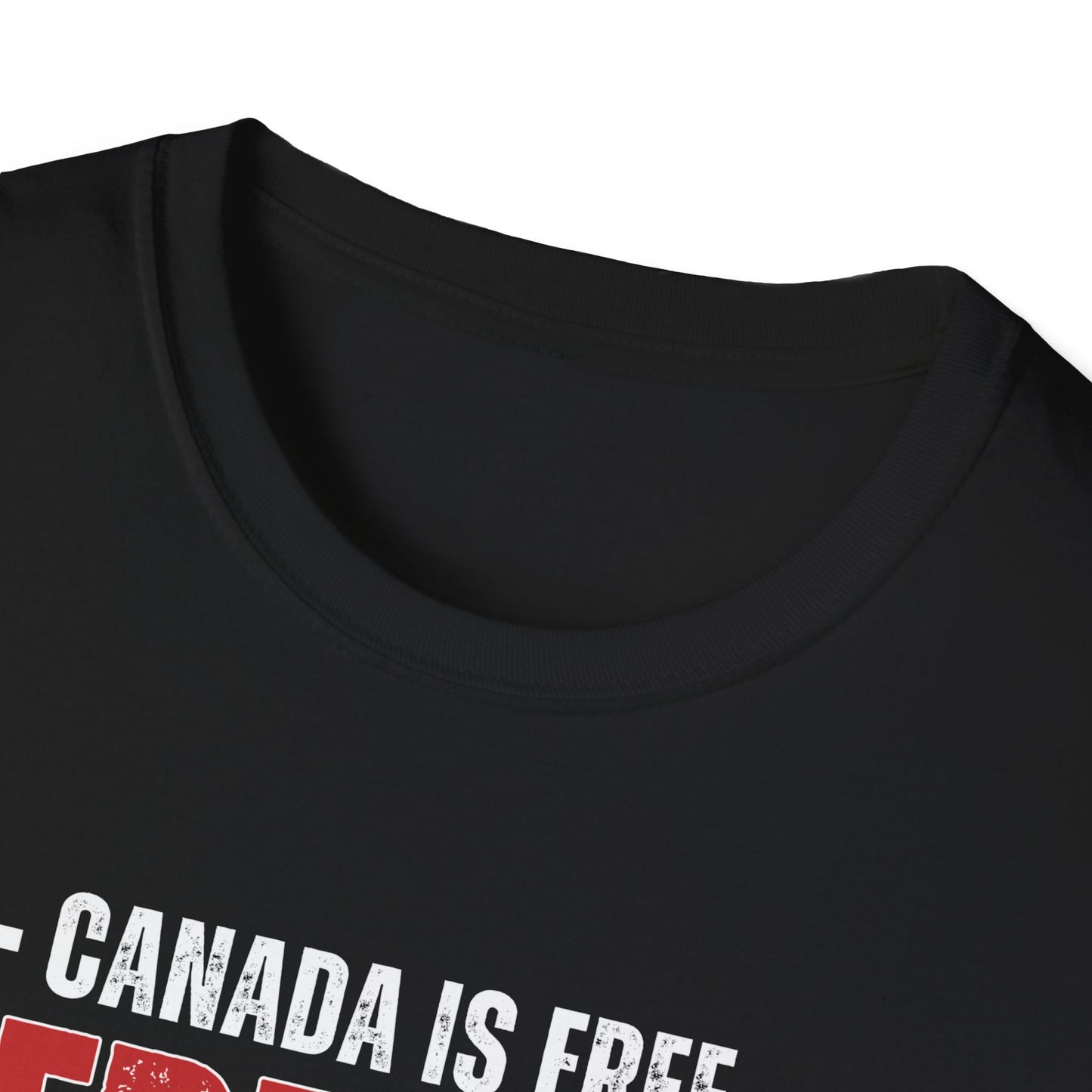 Canada is Free To... Unisex red/white letter T-Shirt - Canada Pride Tee