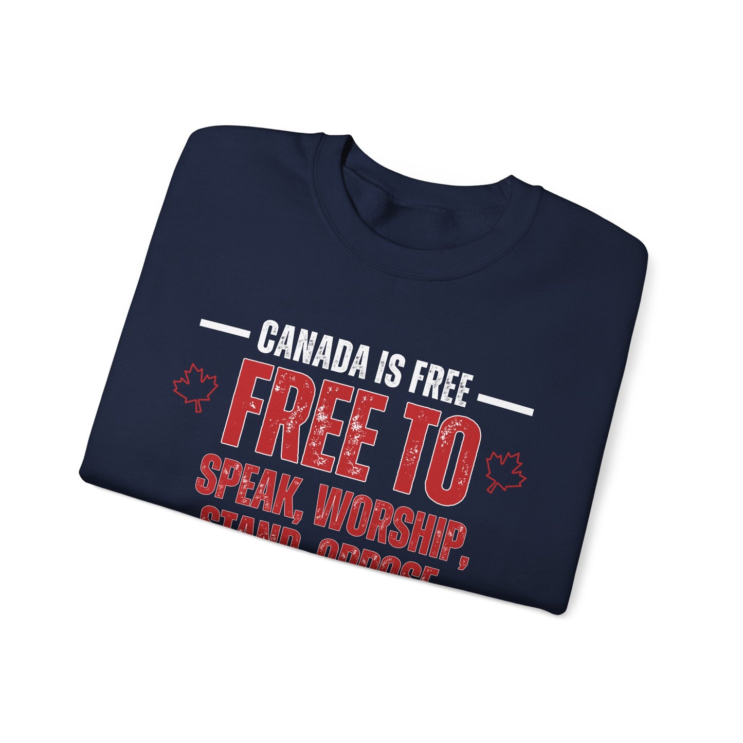 Canada Is Free to choose Crewneck Sweatshirt - Unisex Heavy Blend