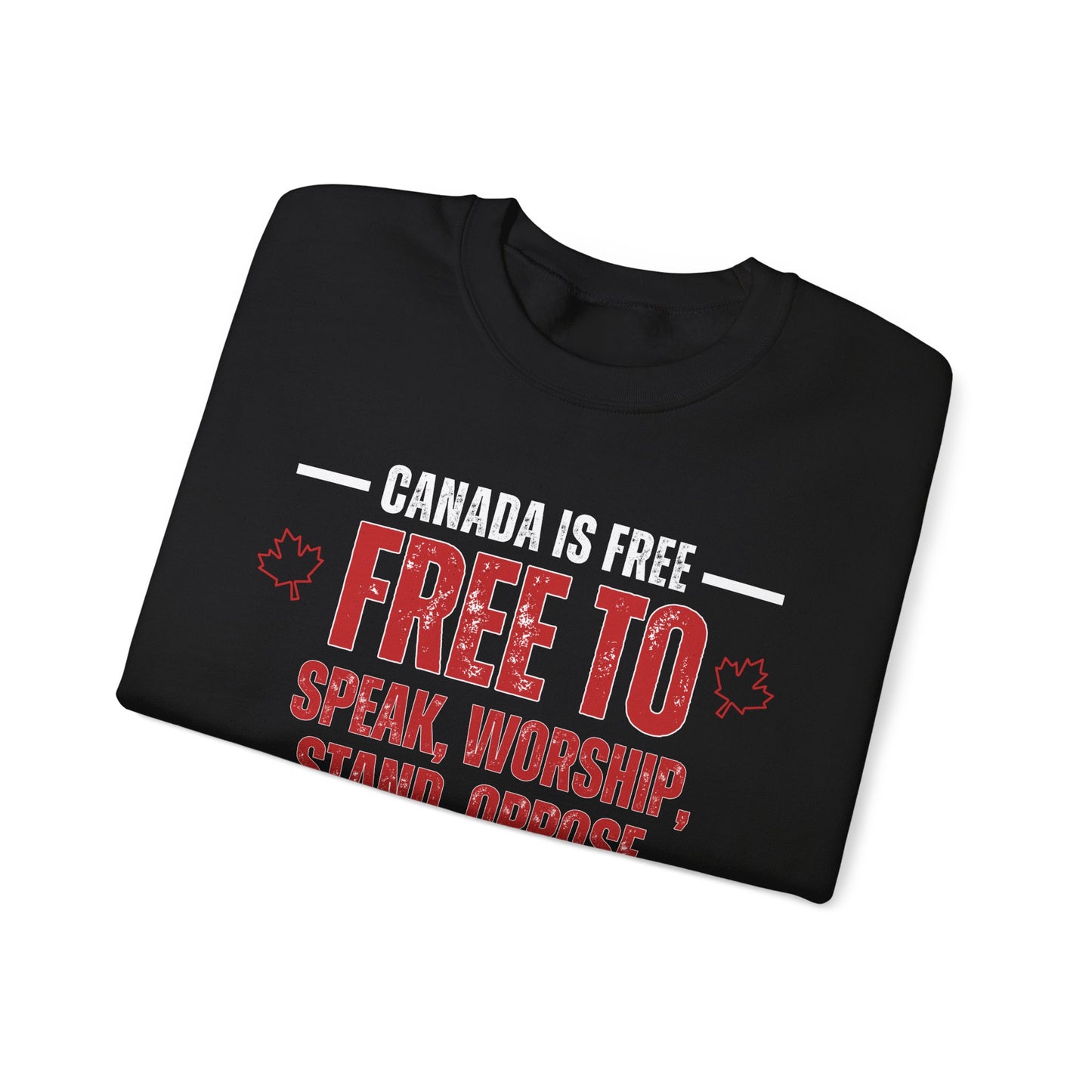 Canada Is Free to choose Crewneck Sweatshirt - Unisex Heavy Blend
