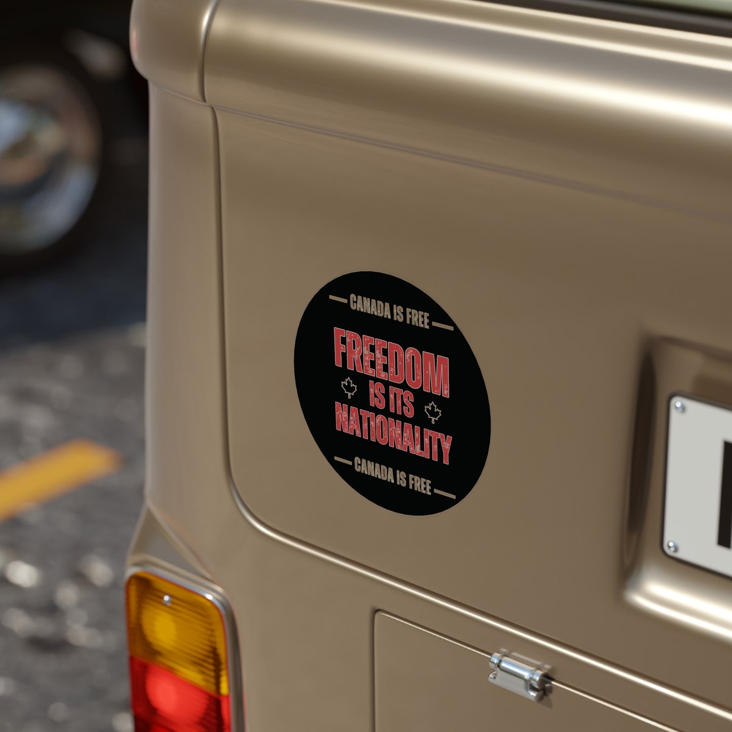 Canada Freedom Outdoor Sticker - Durable Vinyl