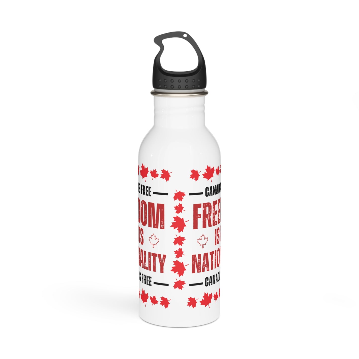 Canada is Free Stainless Steel Water Bottle - Freedom Theme