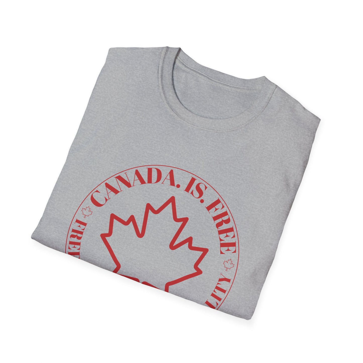 Freedom Is Its Nationality Unisex Softstyle T-Shirt - Canada Pride Tee
