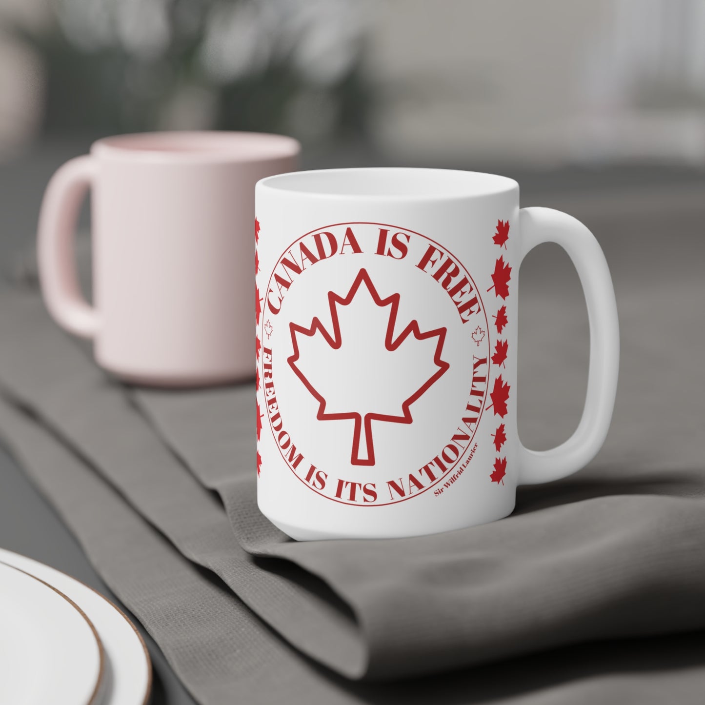Canada Freedom Ceramic Mug - Embrace Your Nationality (11oz, 15oz, 20oz)