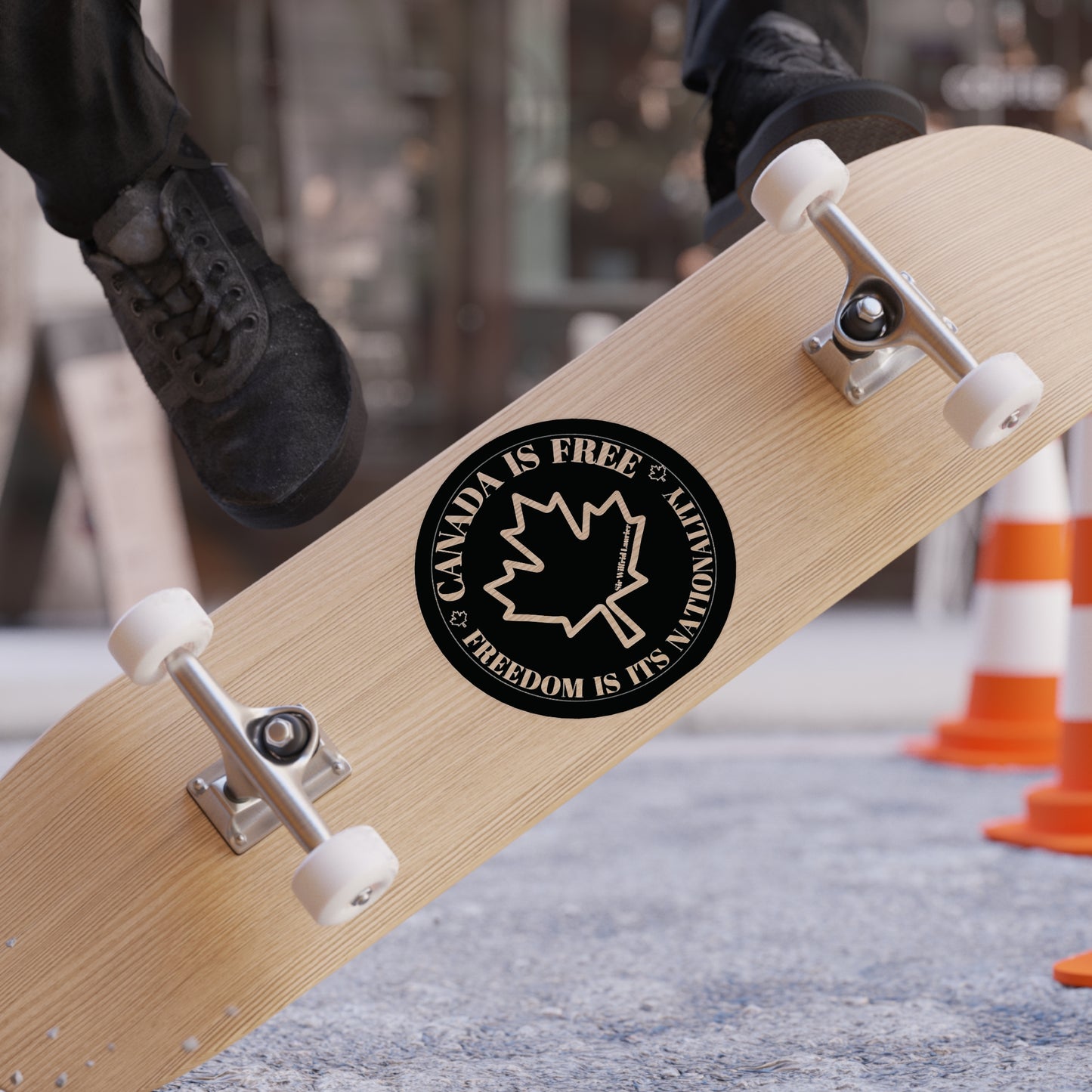 Canada Freedom Outdoor Sticker - Durable Vinyl