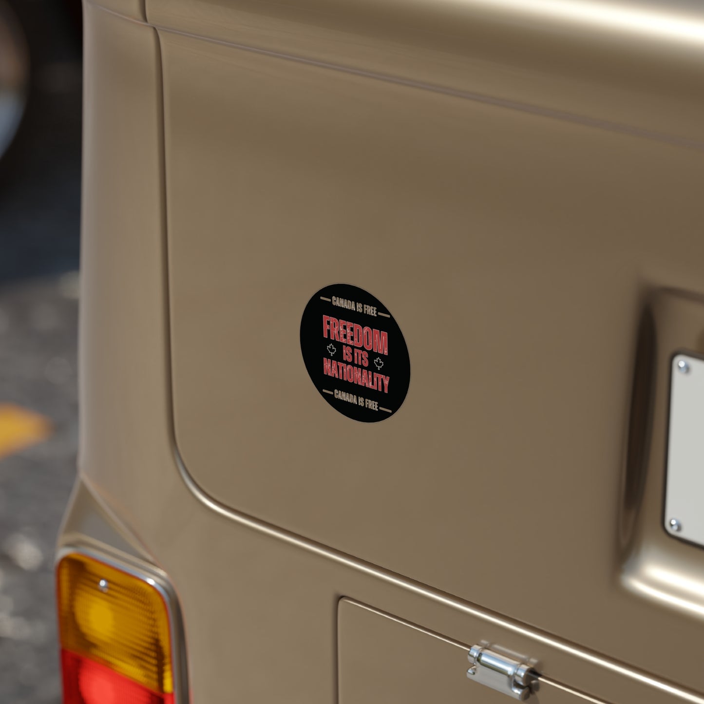 Canada Freedom Outdoor Sticker - Durable Vinyl