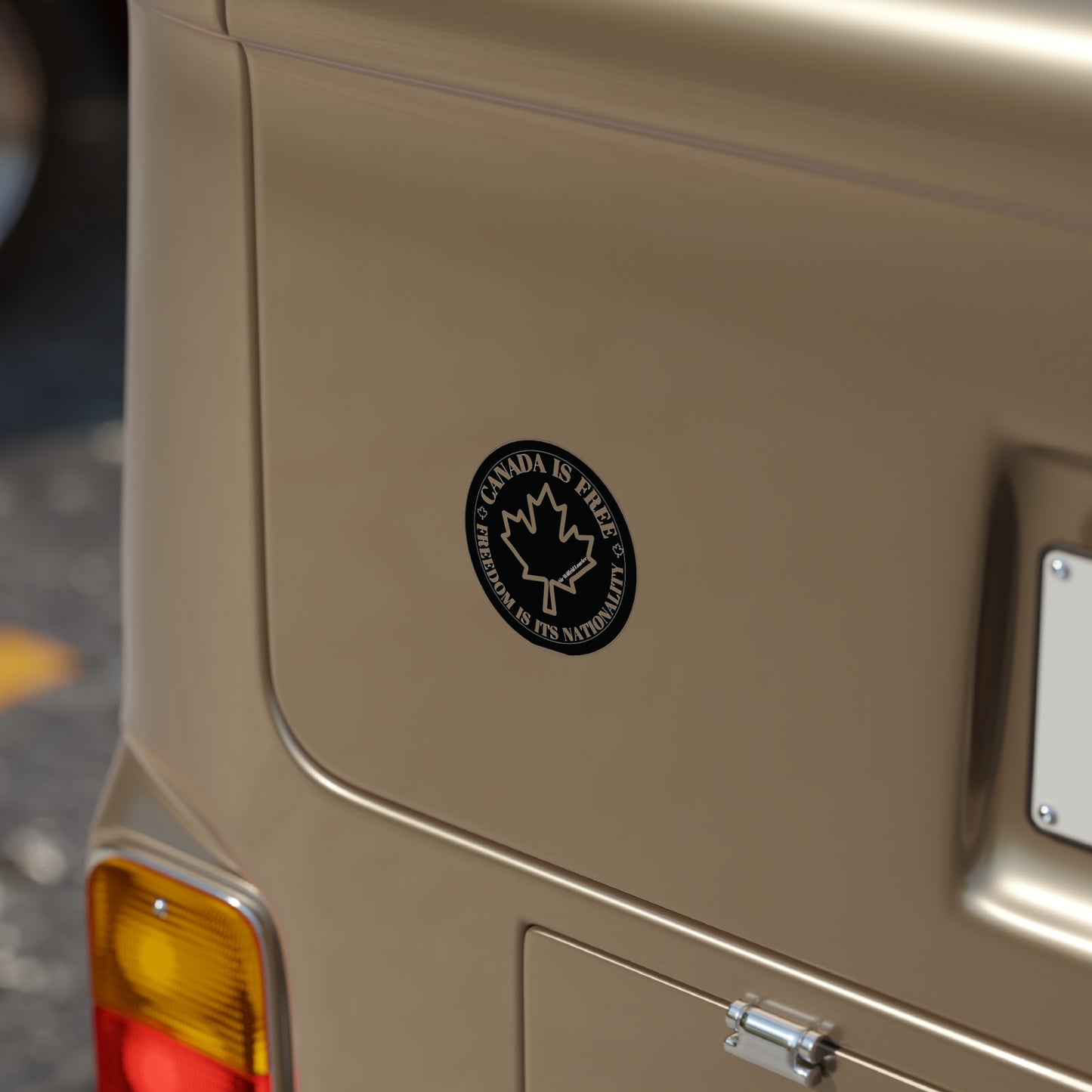 Canada Freedom Outdoor Sticker - Durable Vinyl