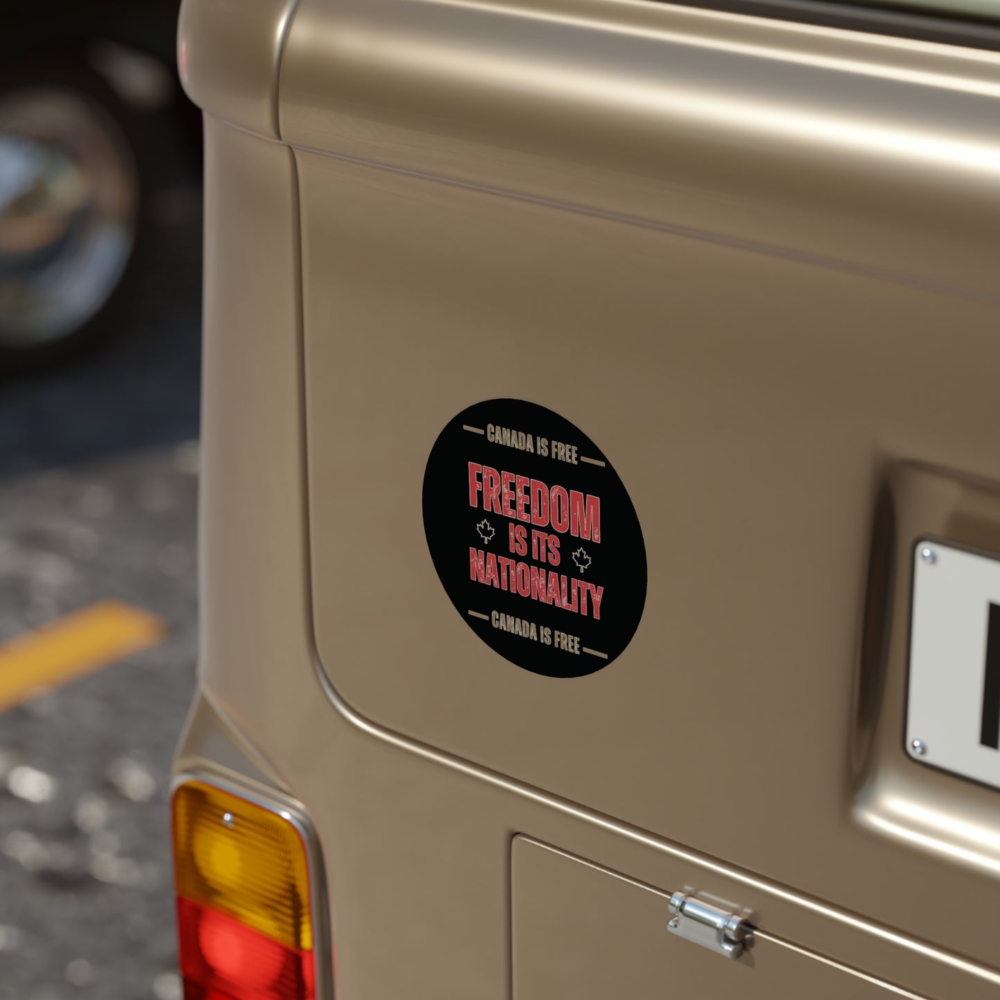 Canada Freedom Outdoor Sticker - Durable Vinyl