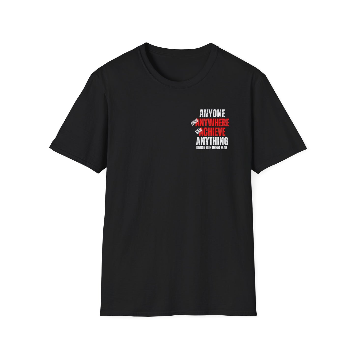 Anyone from Anywhere... Pocket Design, Unisex T-Shirt - Canada Pride Tee