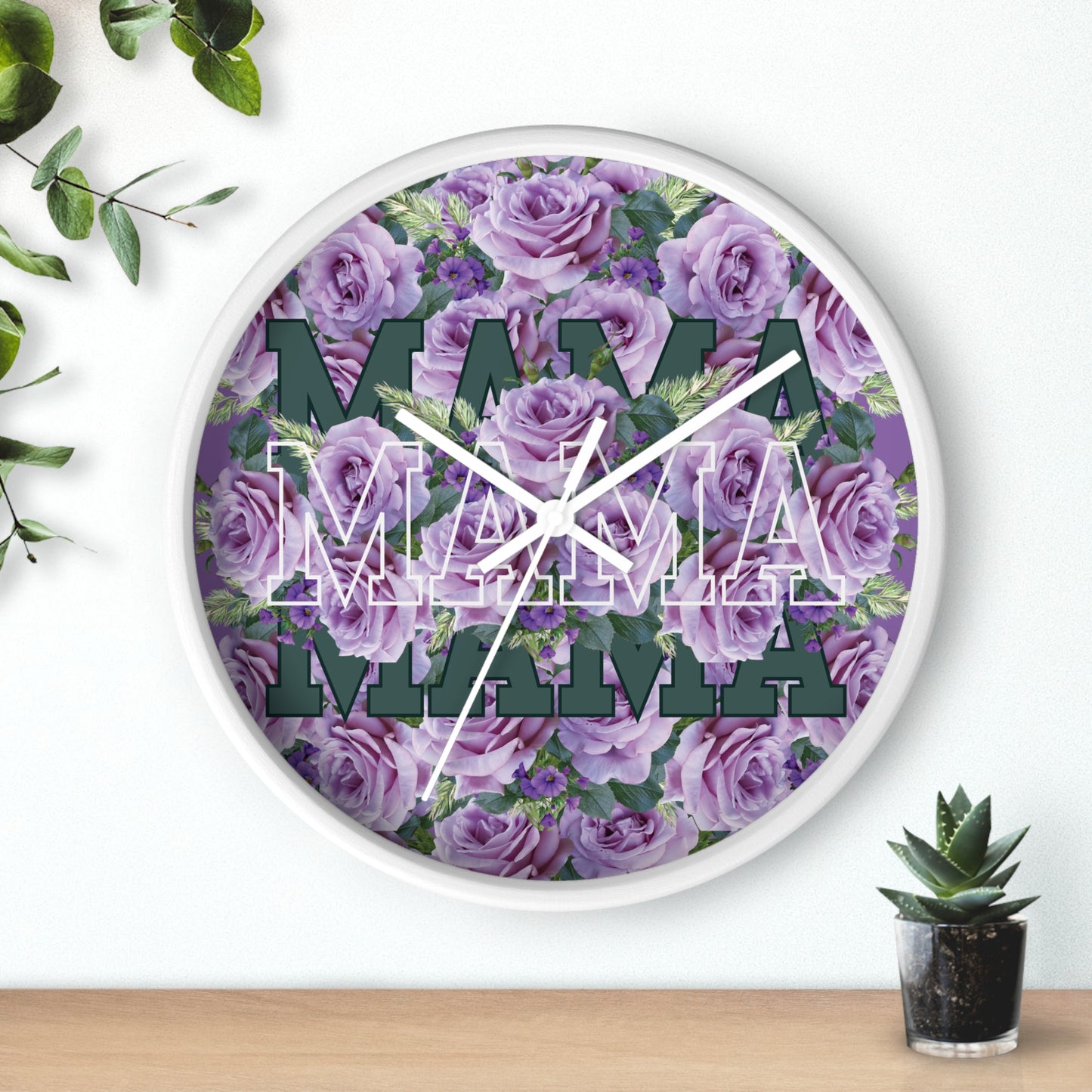 Mother's Day or any day Wall Clock