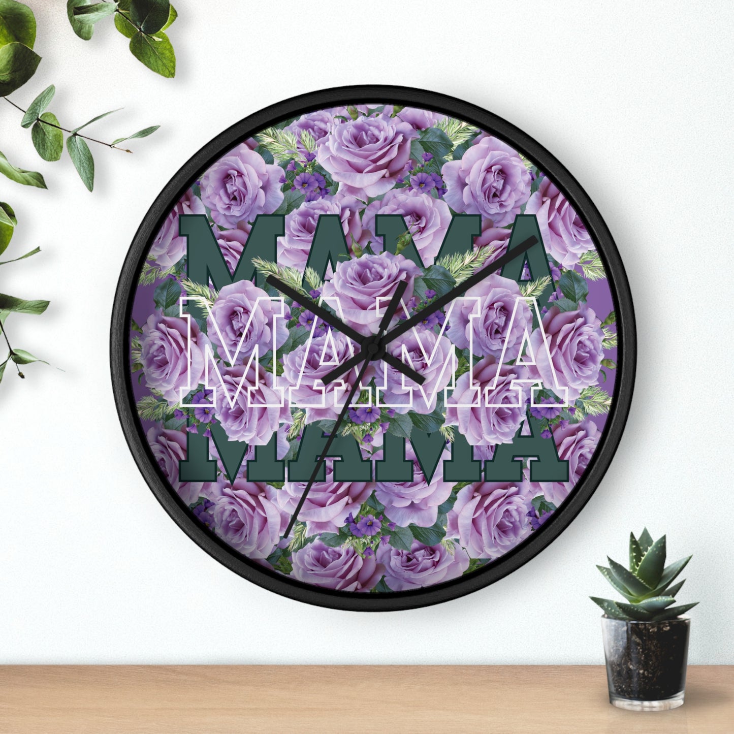 Mother's Day or any day Wall Clock