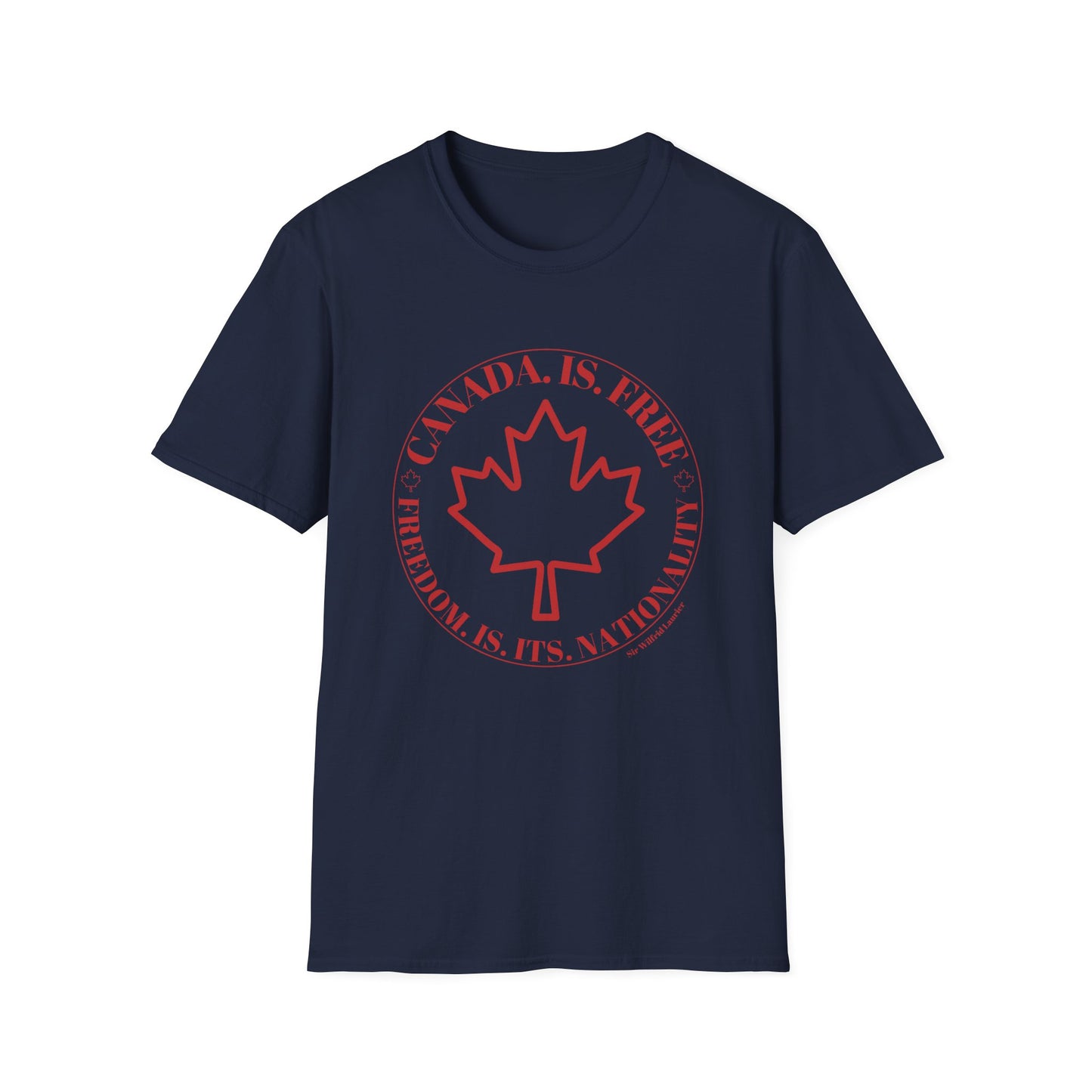 Freedom Is Its Nationality Unisex Softstyle T-Shirt - Canada Pride Tee