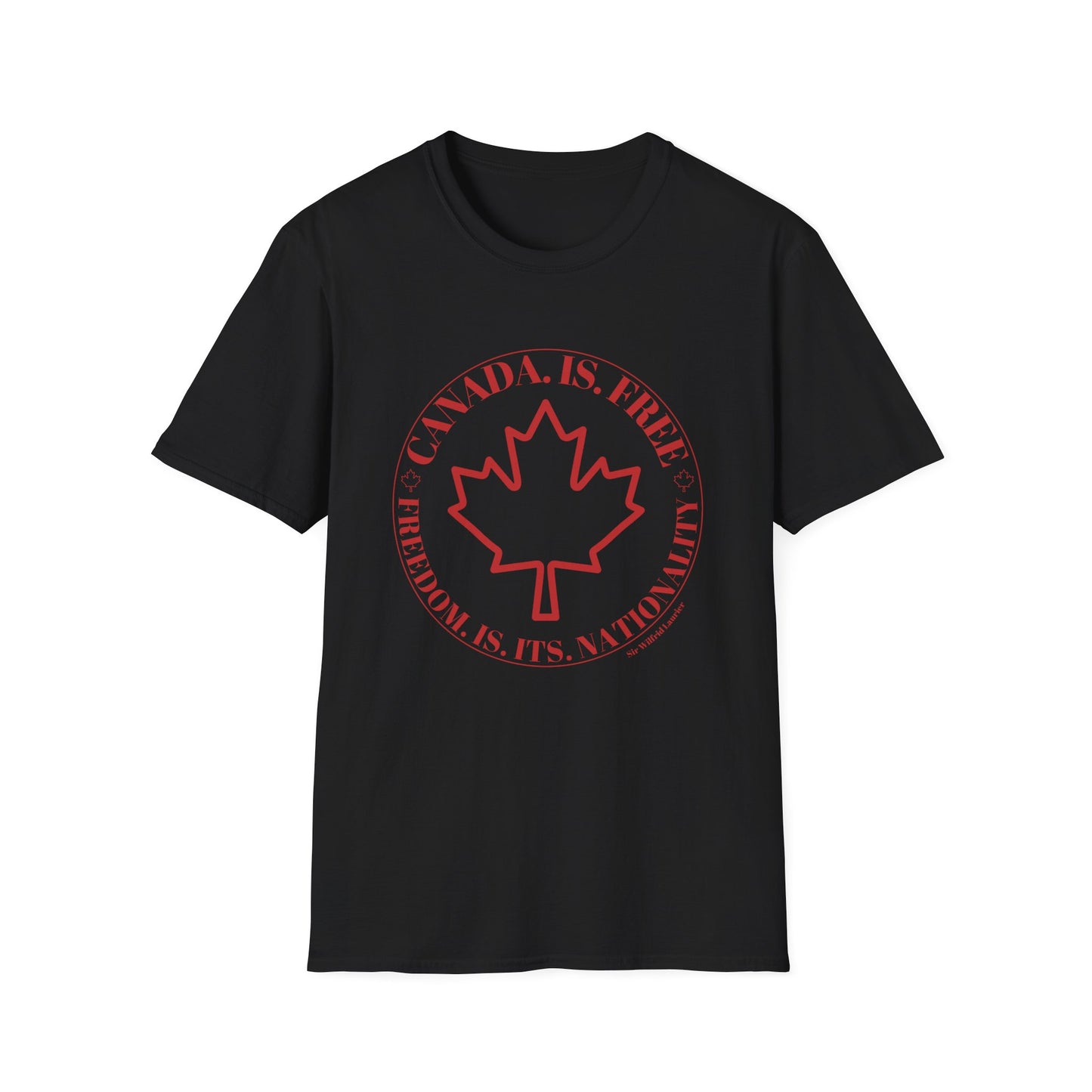 Freedom Is Its Nationality Unisex Softstyle T-Shirt - Canada Pride Tee