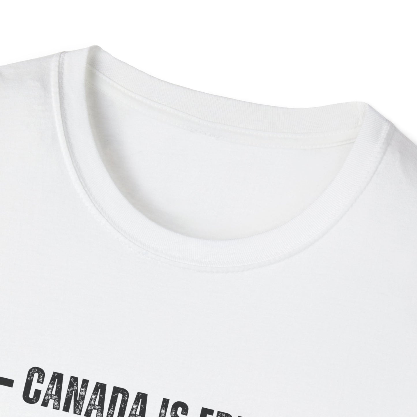 Canada is Free. Freedom Is Its Nationality Unisex black/red letter T-Shirt - Canada Pride Tee