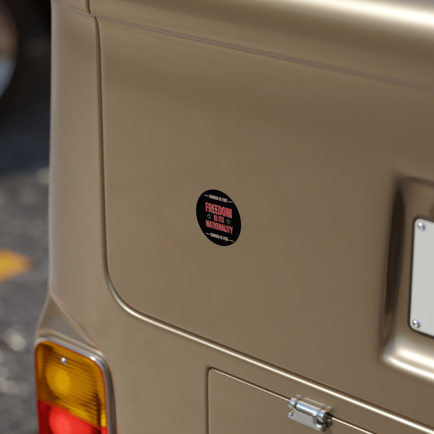 Canada Freedom Outdoor Sticker - Durable Vinyl