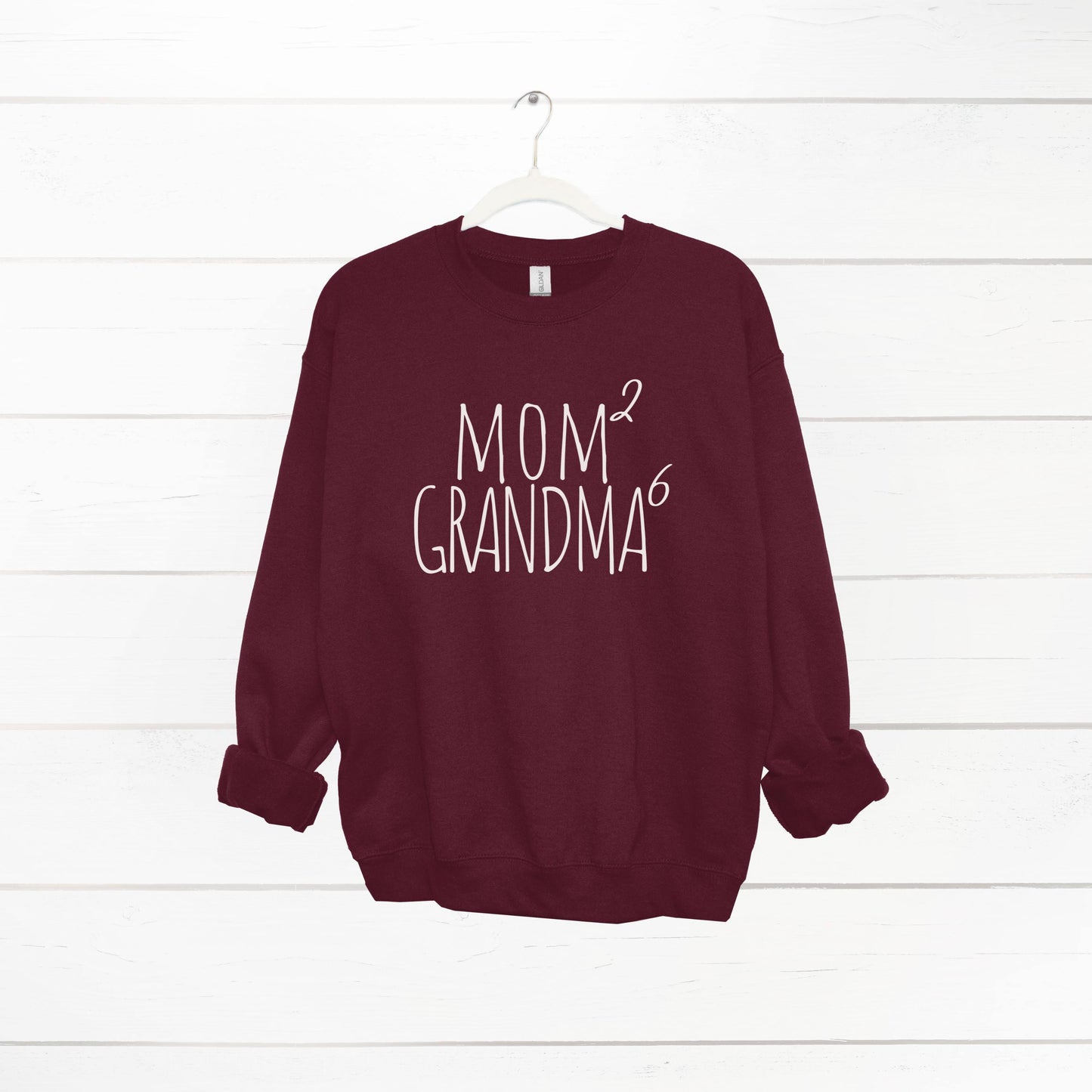 Personalized Mama Grandma Crewneck Sweatshirt