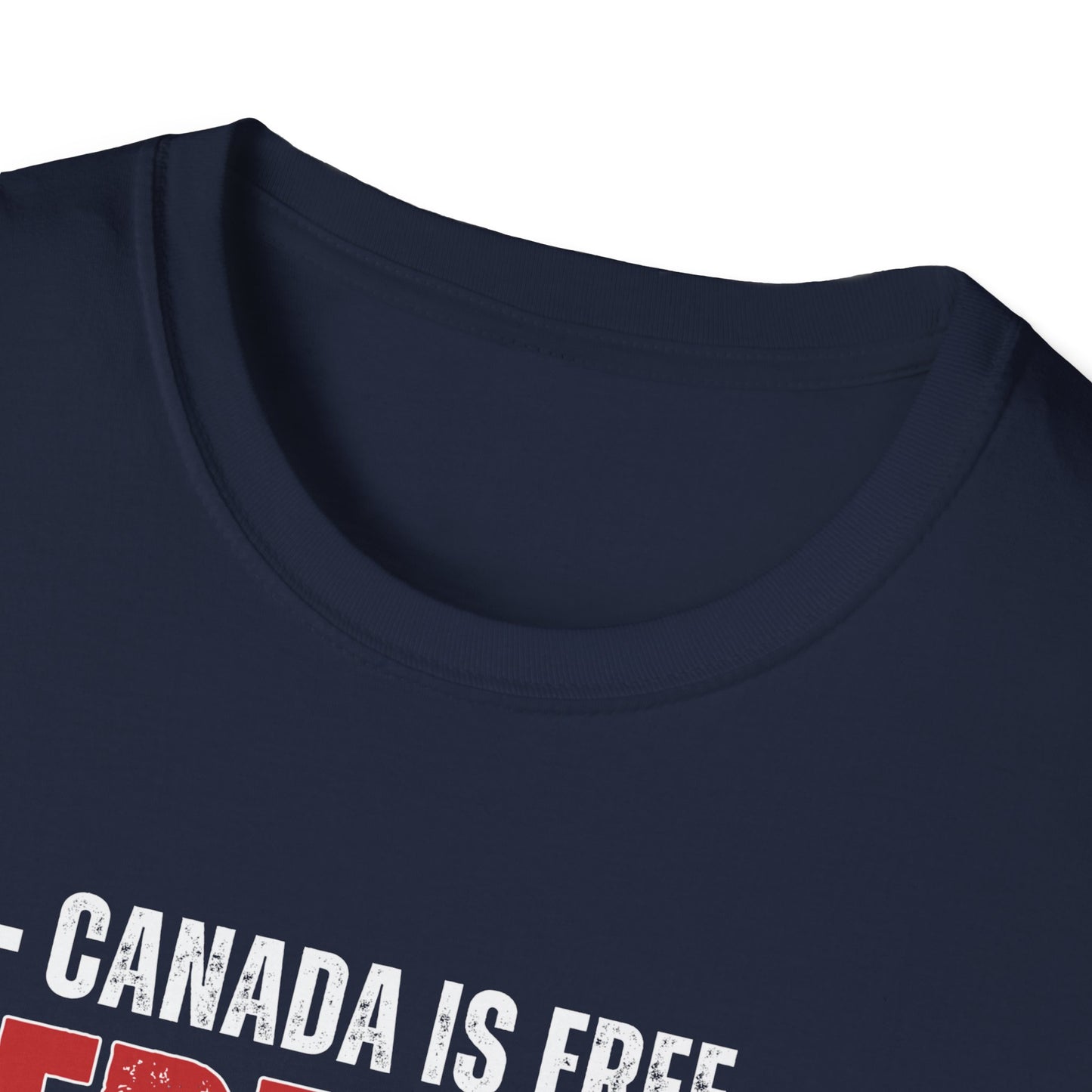 Canada is Free To... Unisex red/white letter T-Shirt - Canada Pride Tee