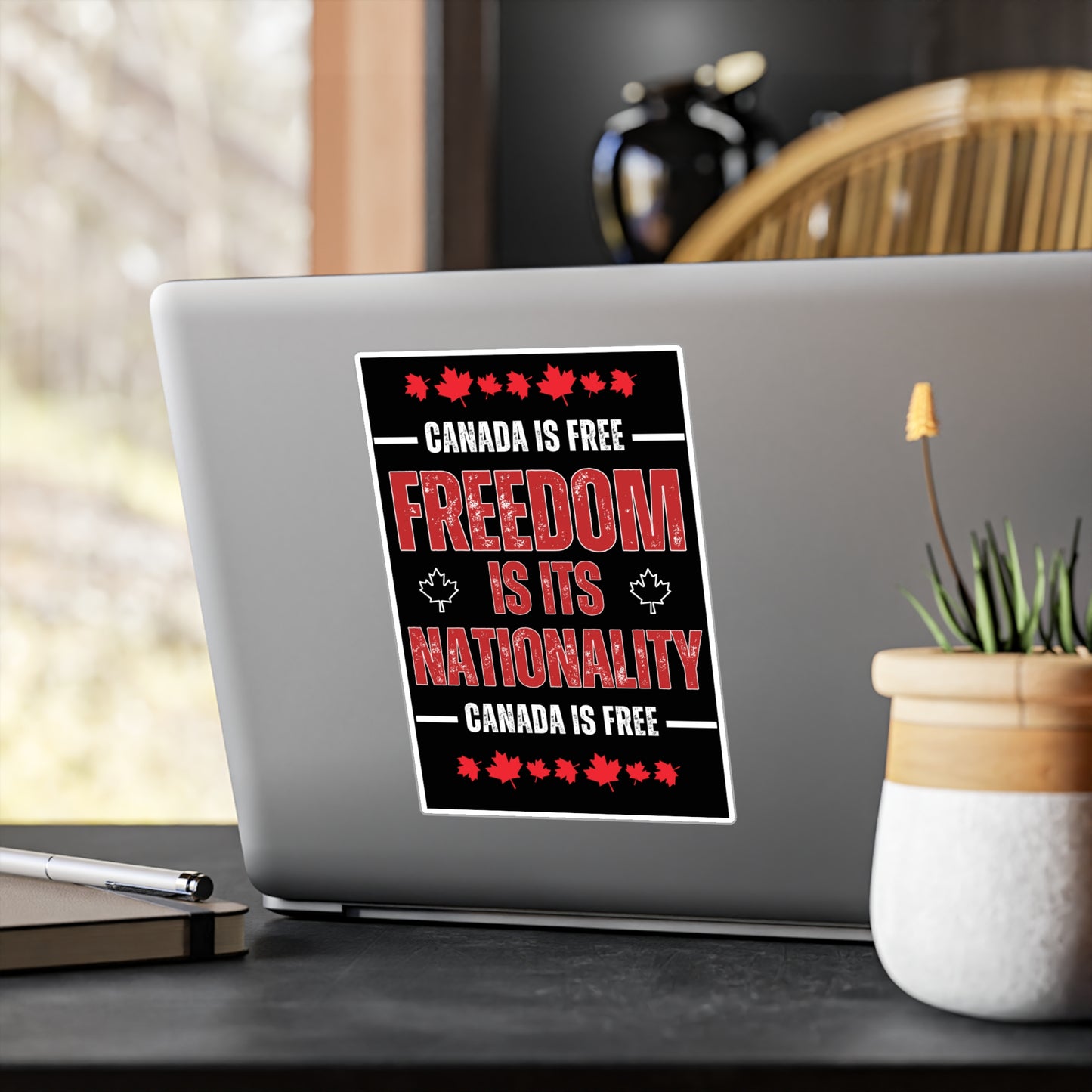 Canada Freedom Kiss-Cut Vinyl Decal - Patriotic Stickers for Expressing National Pride
