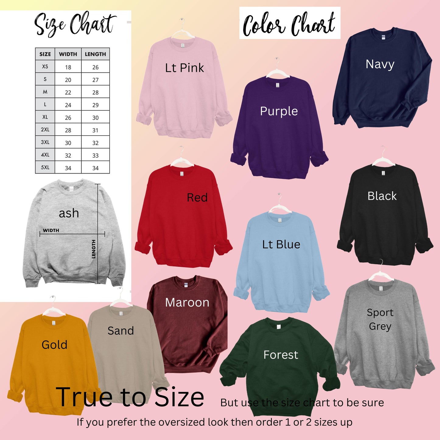 Personalized Mama Grandma Crewneck Sweatshirt