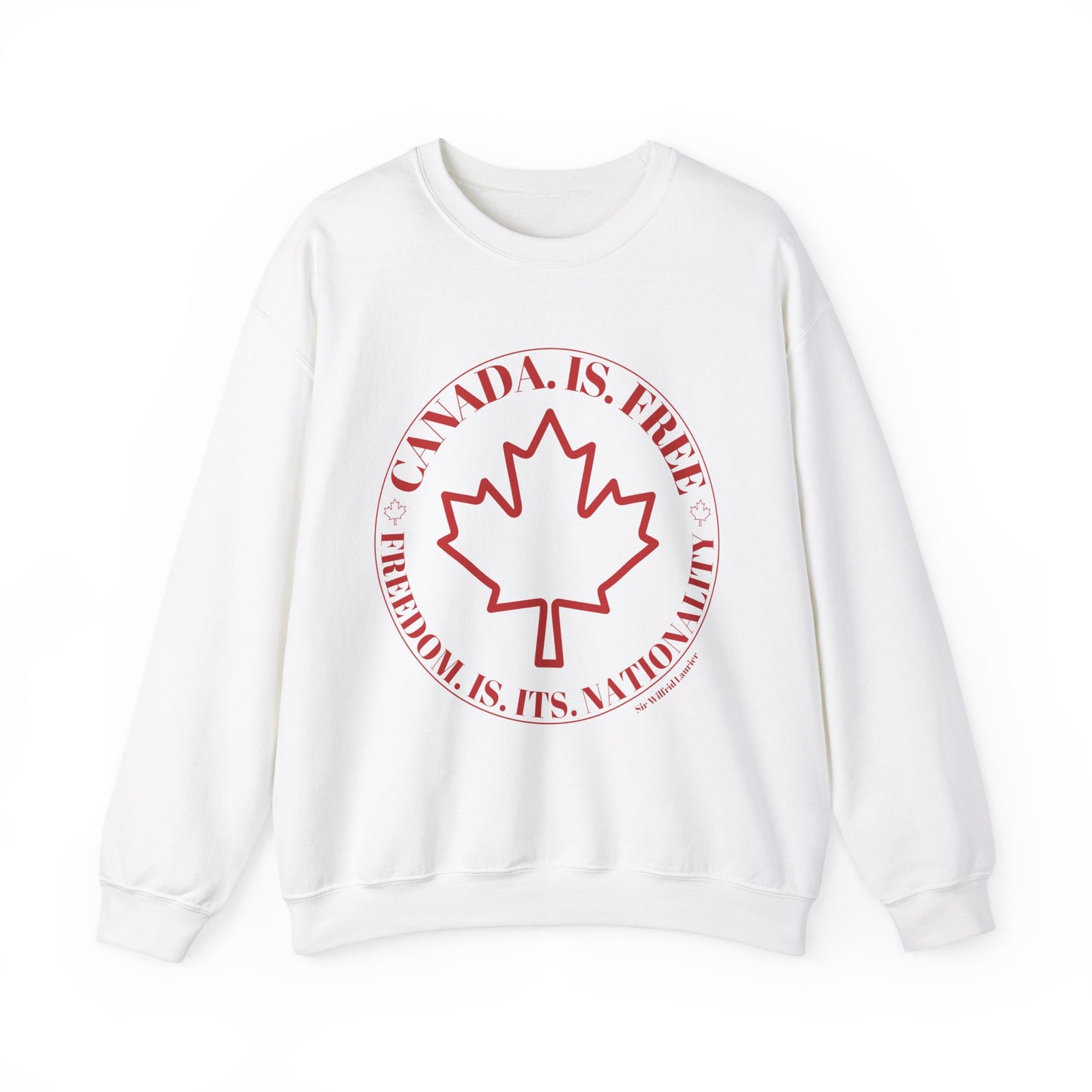 Canada Is Free, Freedom Crewneck Sweatshirt