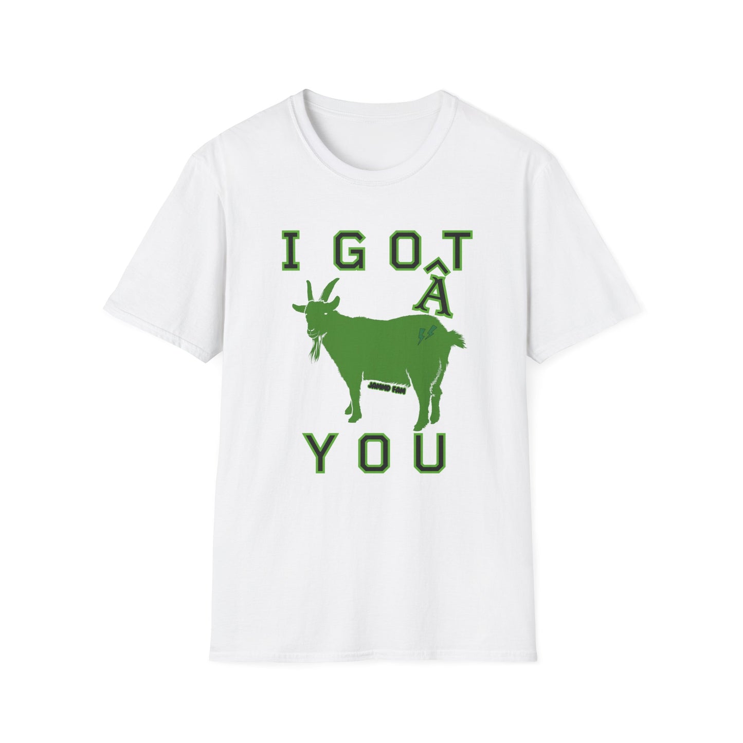 I Goat You Jammd Fam Homestead Crewneck T-shirt green goat