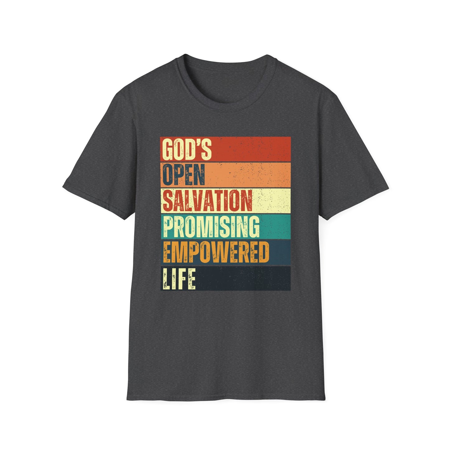 G.O.S.P.E.L. God's Open Salvation Promising Empowered Life Crewneck T-shirt