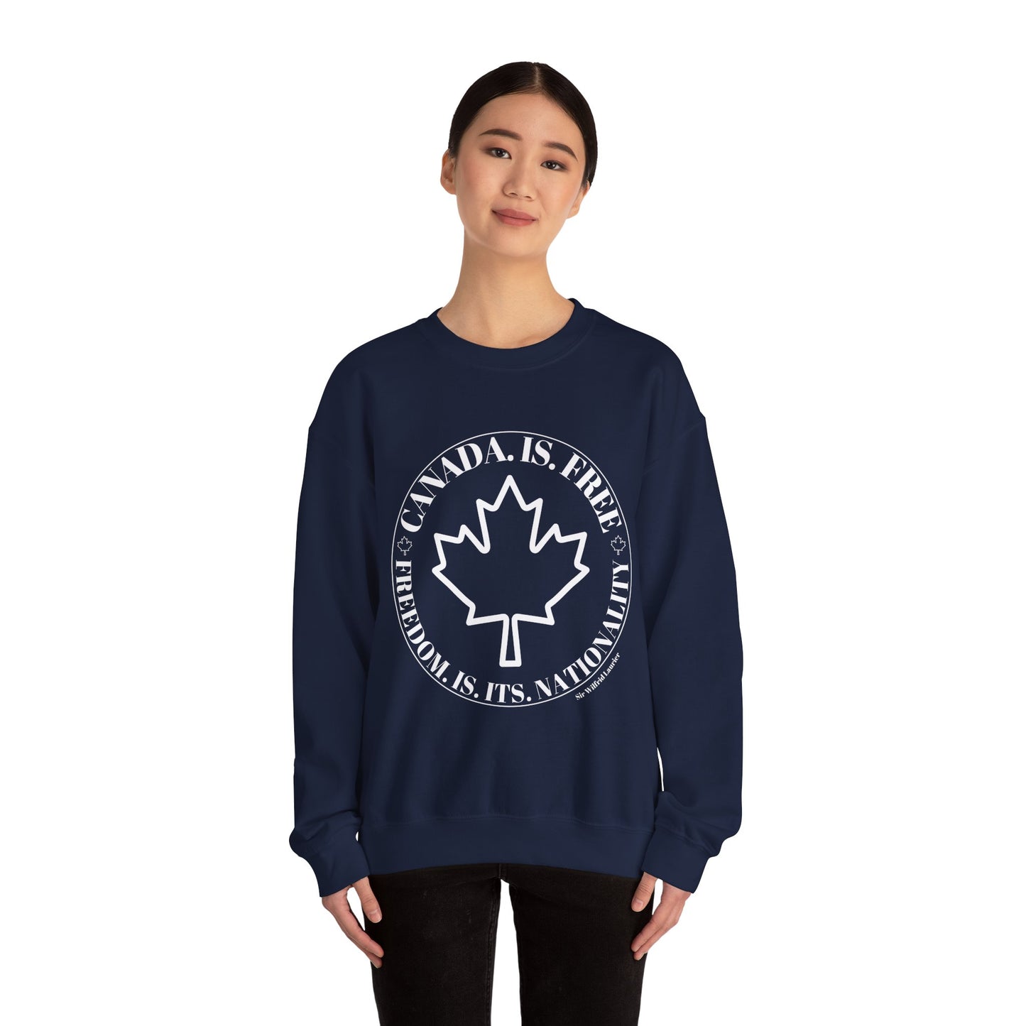 Canada Is Free, Freedom Crewneck Sweatshirt