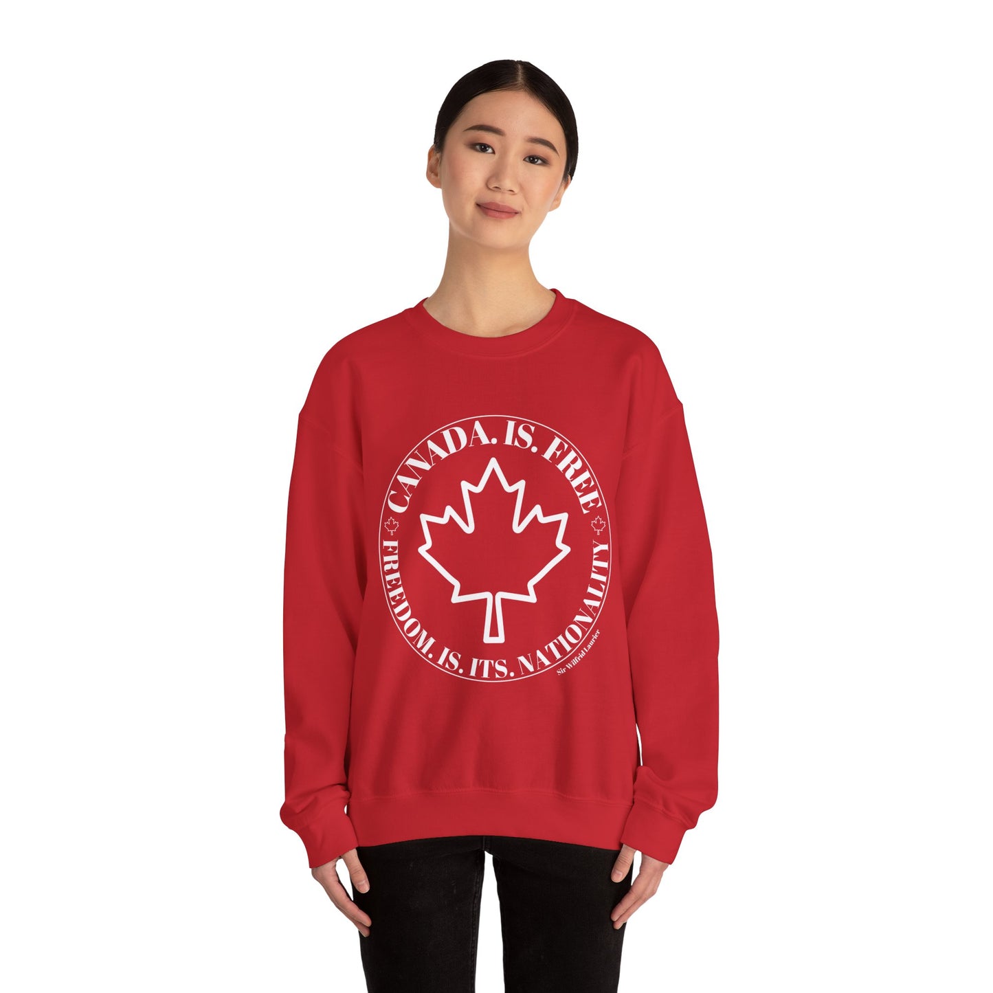 Canada Is Free, Freedom Crewneck Sweatshirt