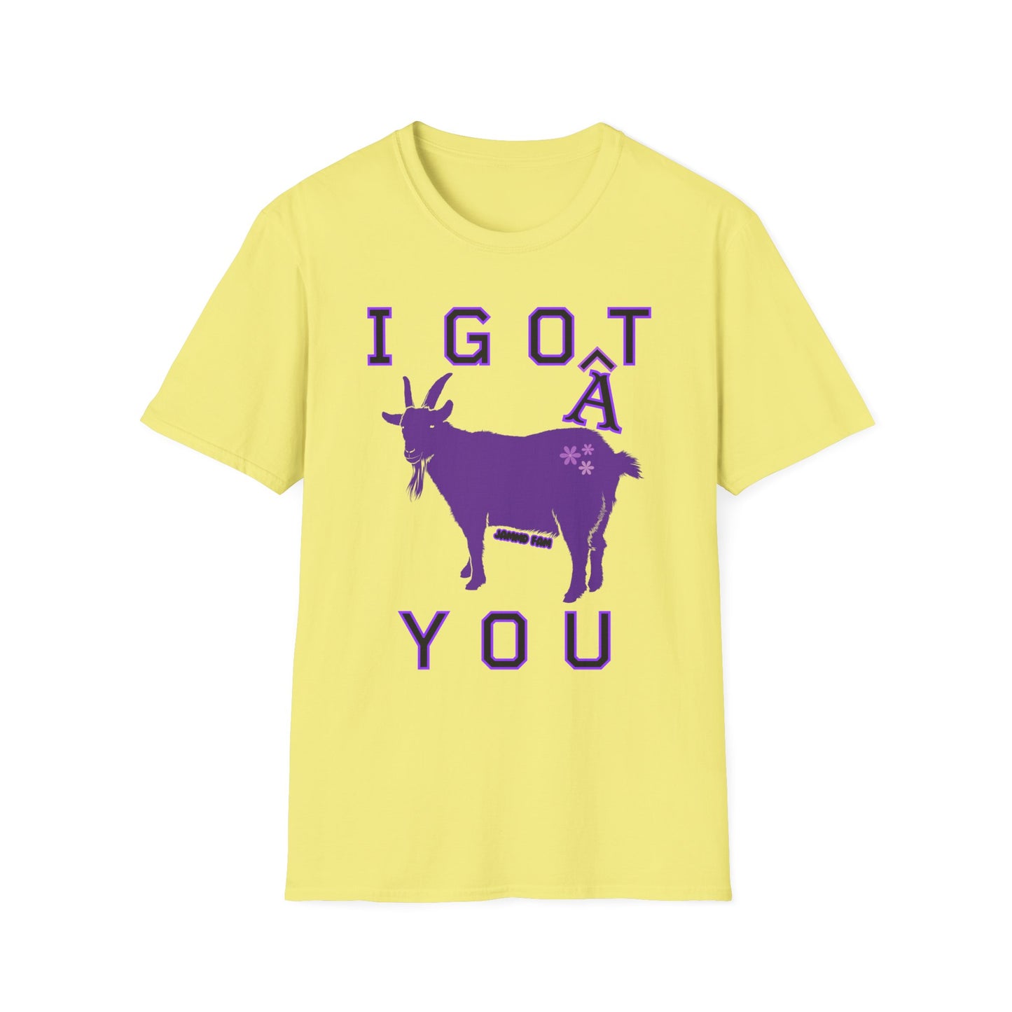 I Goat You Jammd Fam Homestead Crewneck T-shirt purple flowers