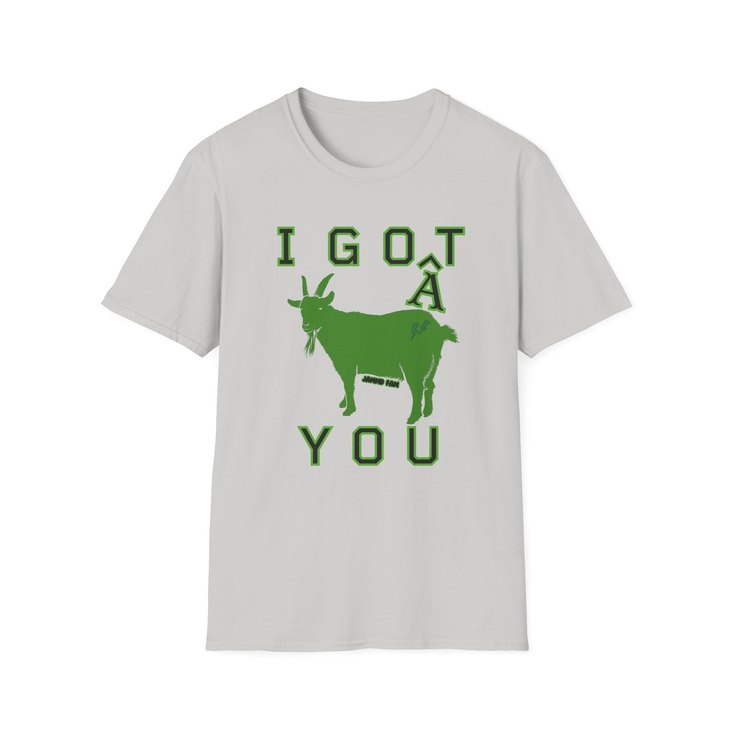 I Goat You Jammd Fam Homestead Crewneck T-shirt green goat