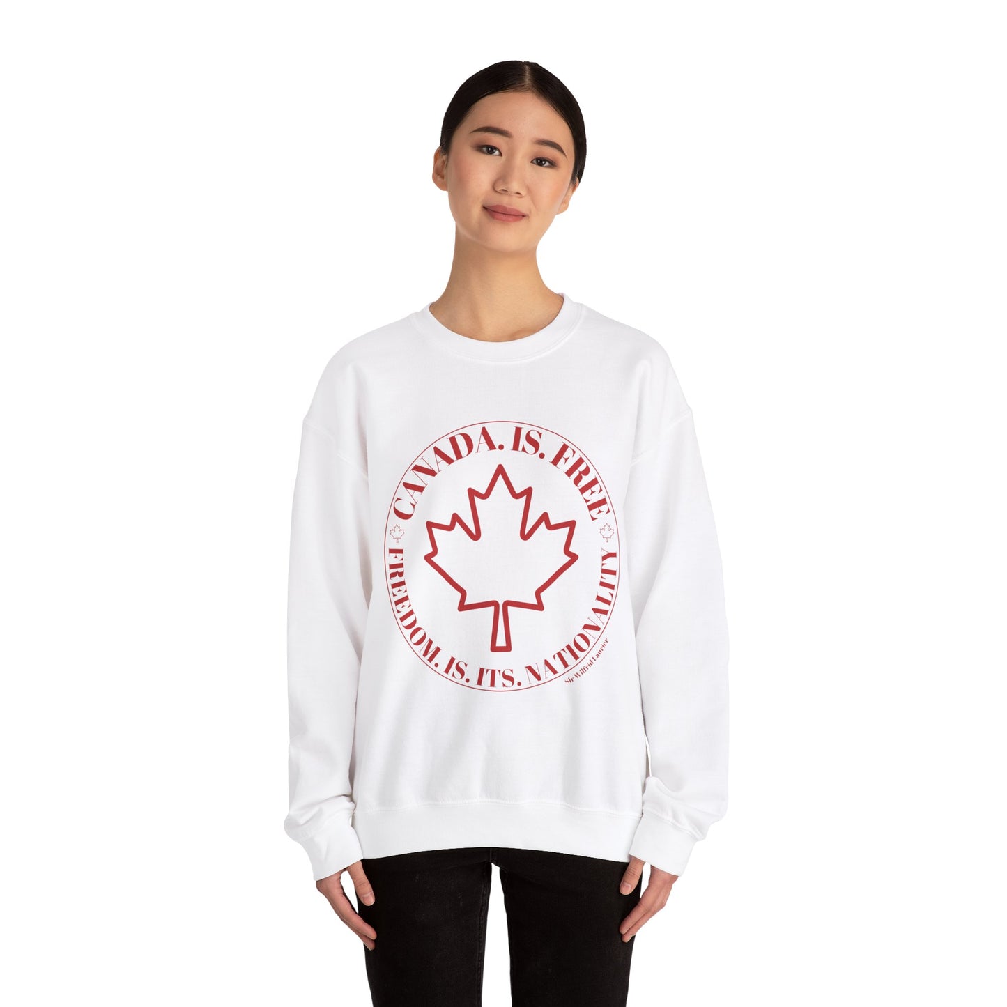 Canada Is Free, Freedom Crewneck Sweatshirt