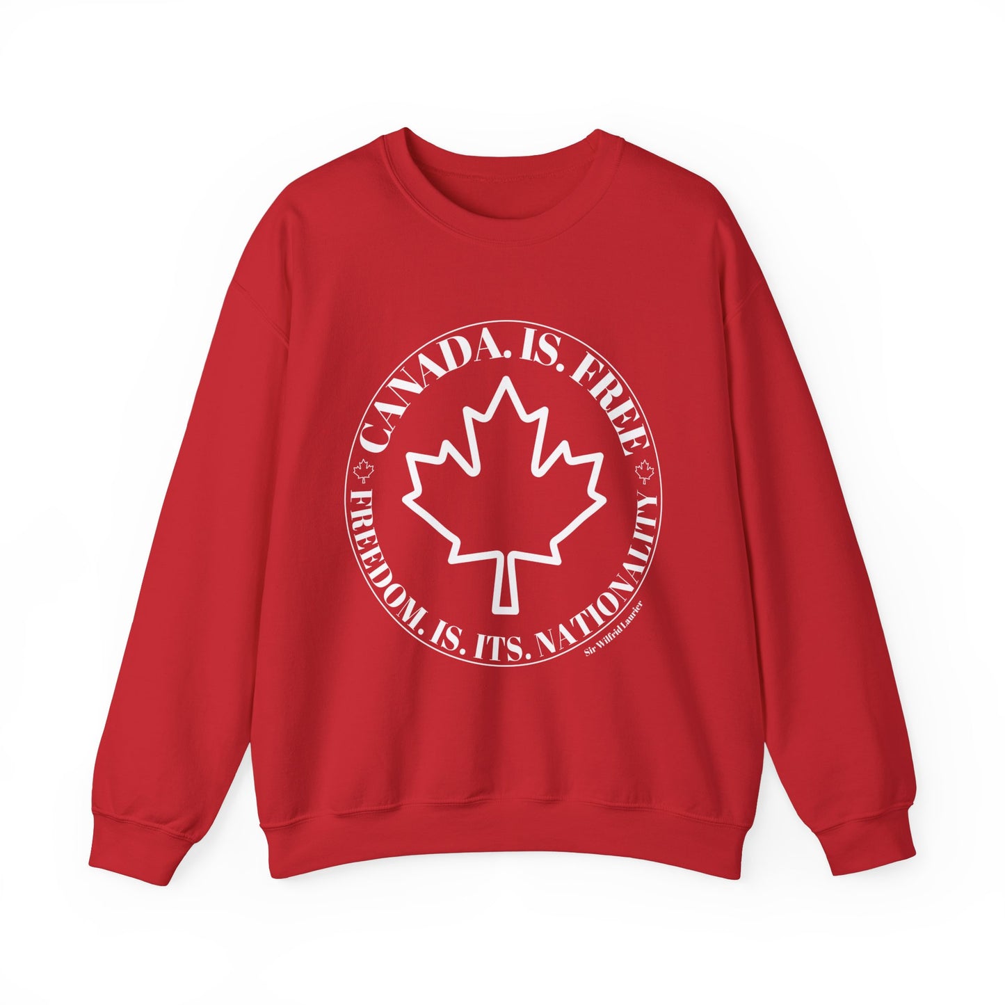 Canada Is Free, Freedom Crewneck Sweatshirt