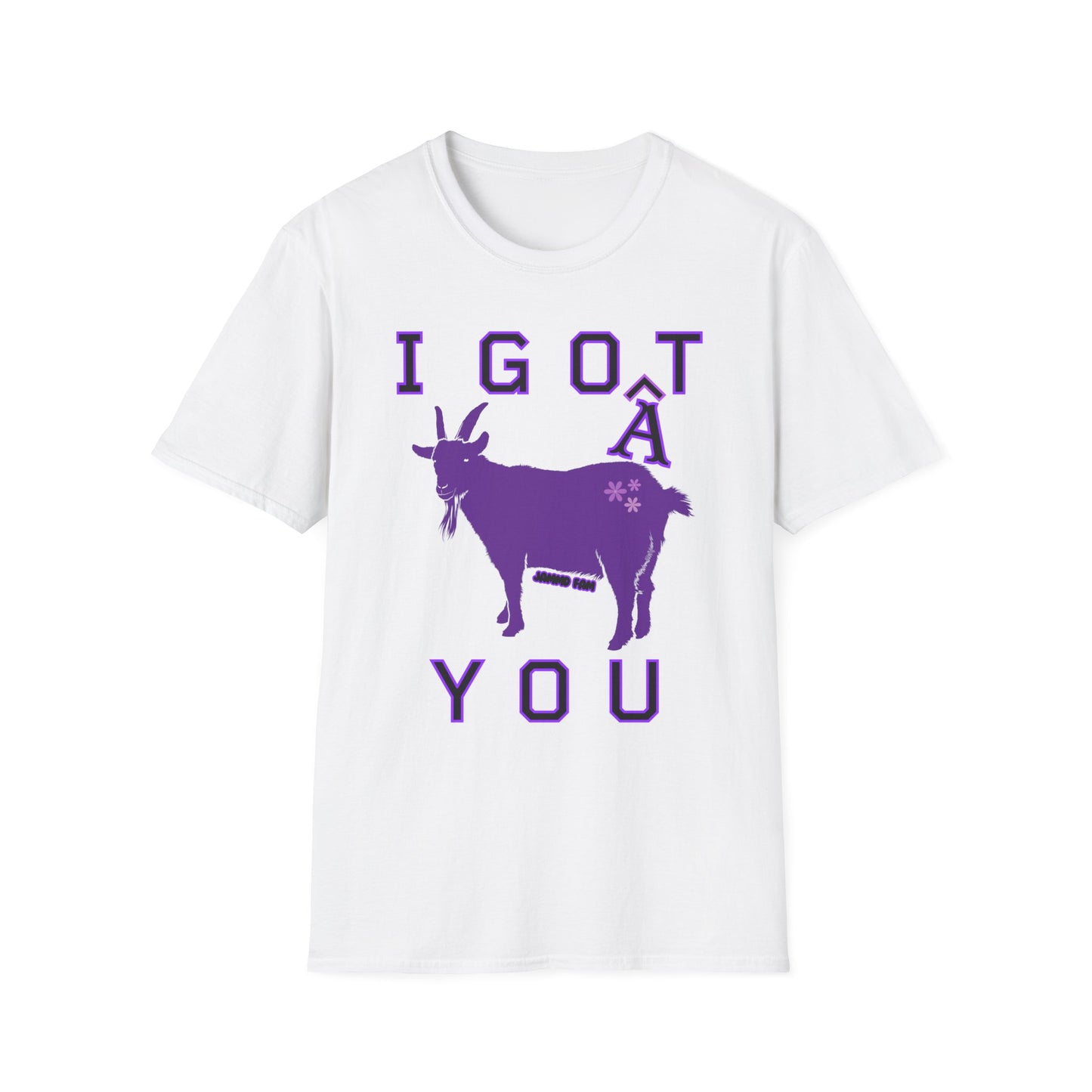 I Goat You Jammd Fam Homestead Crewneck T-shirt purple flowers