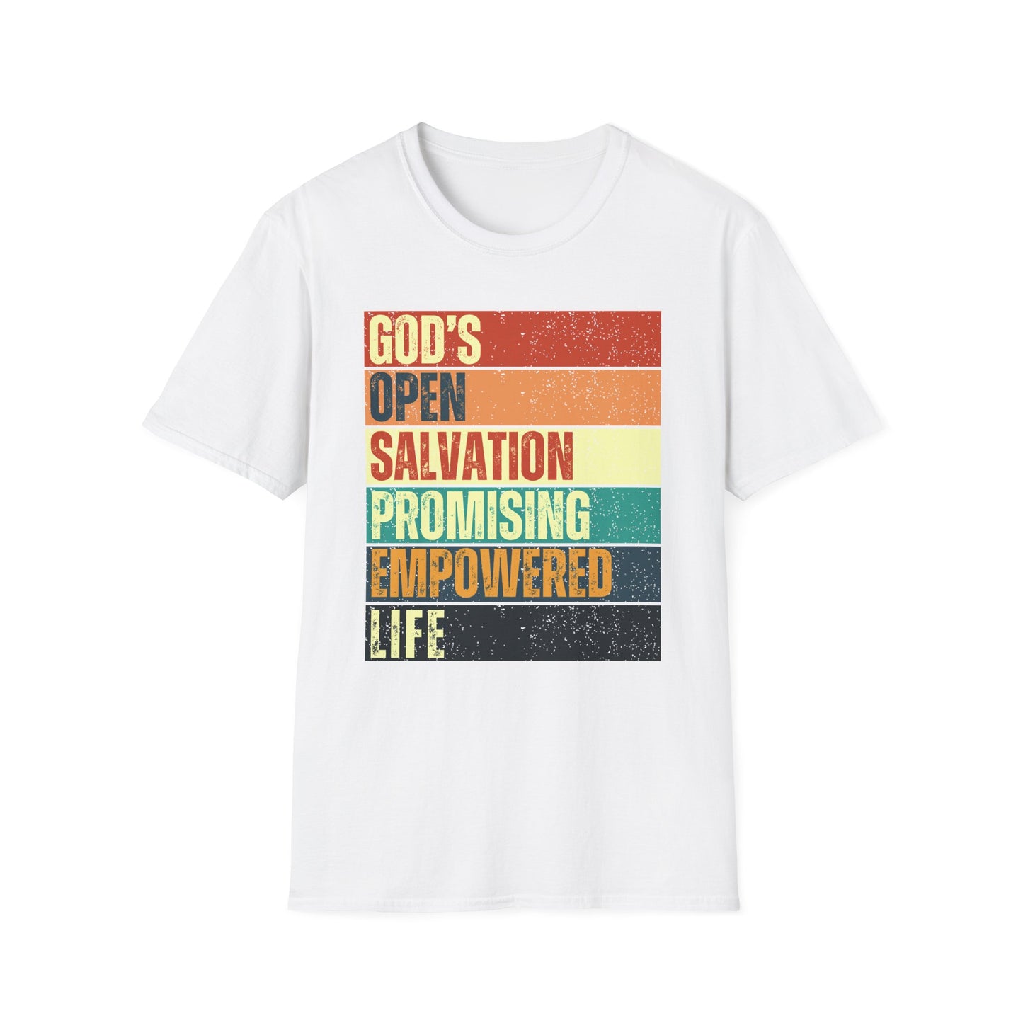 G.O.S.P.E.L. God's Open Salvation Promising Empowered Life Crewneck T-shirt