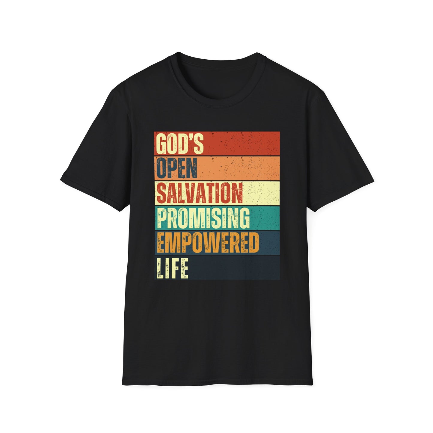 G.O.S.P.E.L. God's Open Salvation Promising Empowered Life Crewneck T-shirt