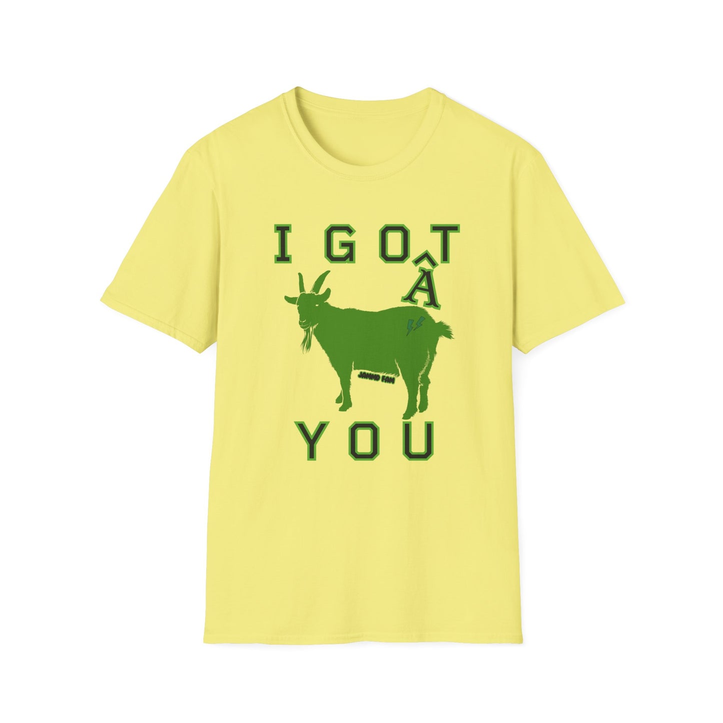 I Goat You Jammd Fam Homestead Crewneck T-shirt green goat