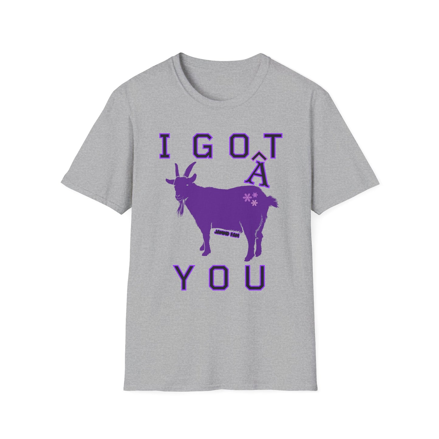 I Goat You Jammd Fam Homestead Crewneck T-shirt purple flowers