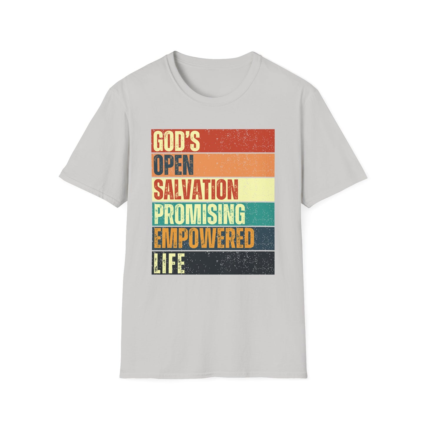 G.O.S.P.E.L. God's Open Salvation Promising Empowered Life Crewneck T-shirt