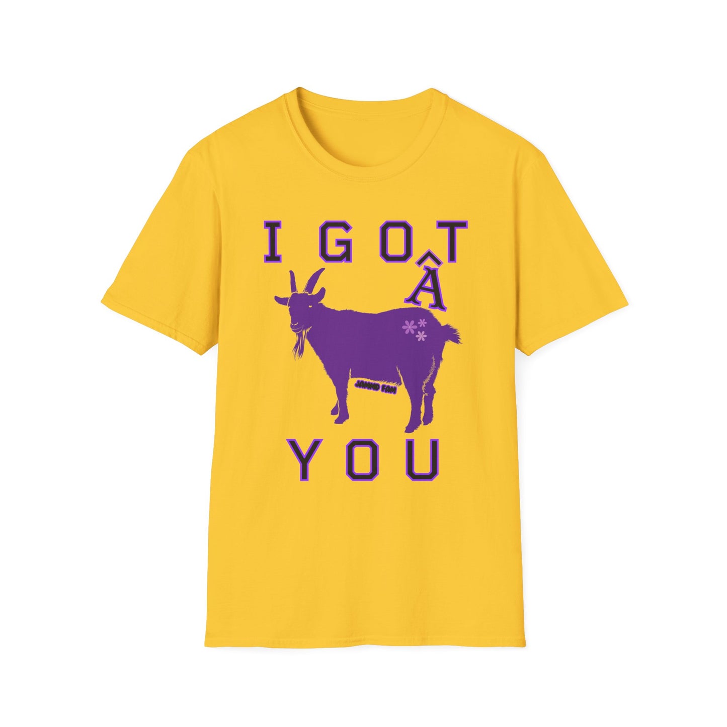 I Goat You Jammd Fam Homestead Crewneck T-shirt purple flowers