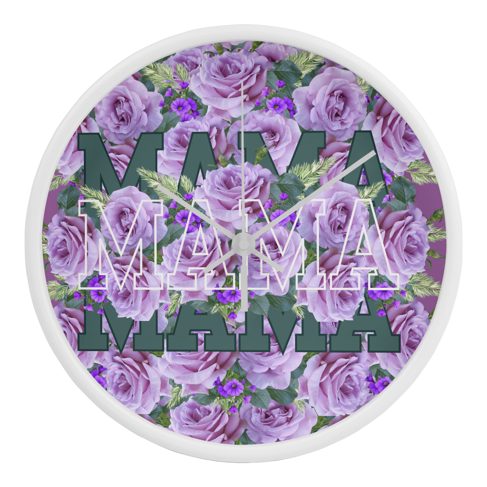 Wall Clock, the perfect gift for mother's day.  Mama wall clock